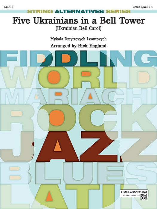 Five Ukrainians in a Bell Tower (Ukrainian Bell Carol) 耶誕頌歌 總譜 | 小雅音樂 Hsiaoya Music