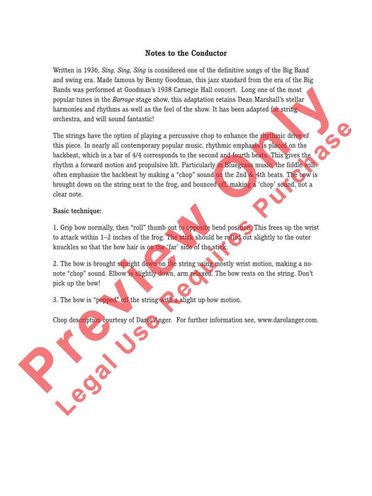 Sing, Sing, Sing (adapted from the stage show Barrage) 總譜 | 小雅音樂 Hsiaoya Music