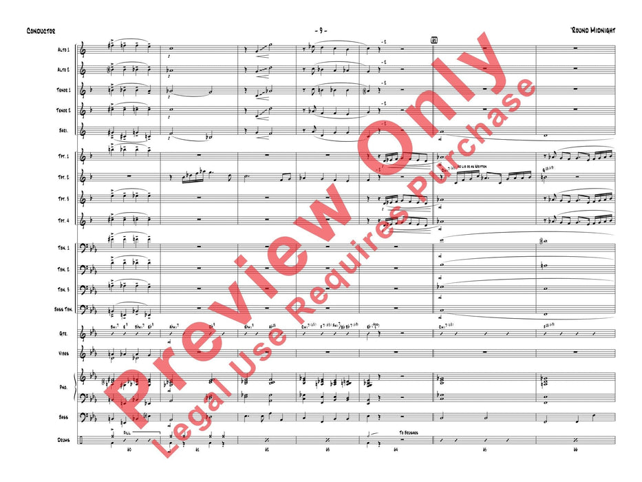 Round Midnight 總譜 | 小雅音樂 Hsiaoya Music