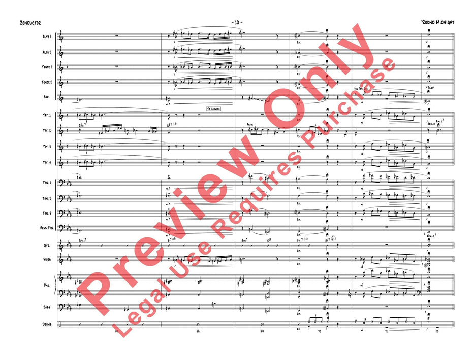 Round Midnight 總譜 | 小雅音樂 Hsiaoya Music