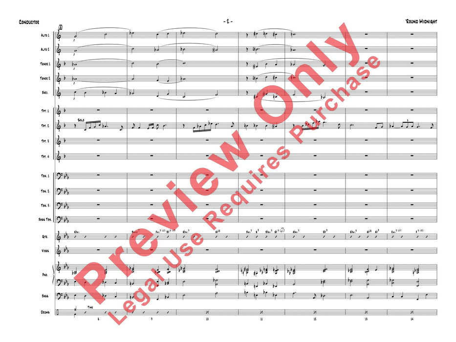Round Midnight 總譜 | 小雅音樂 Hsiaoya Music