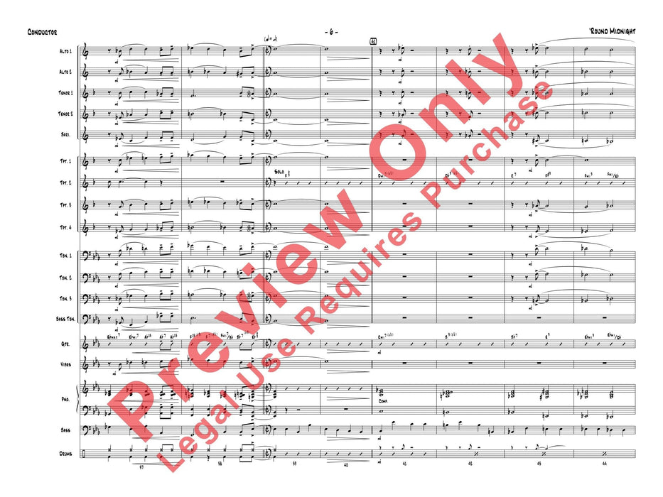 Round Midnight 總譜 | 小雅音樂 Hsiaoya Music