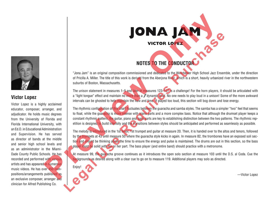 Jona Jam 總譜 | 小雅音樂 Hsiaoya Music