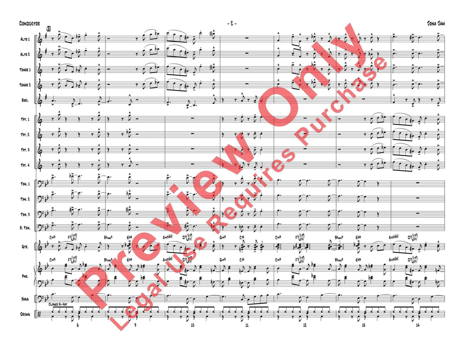 Jona Jam 總譜 | 小雅音樂 Hsiaoya Music