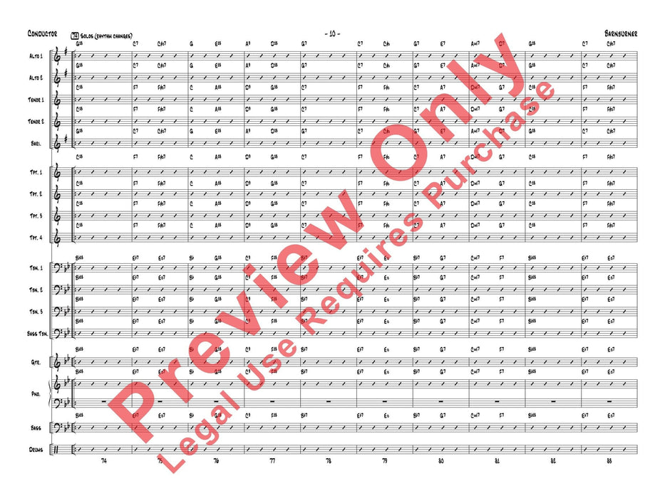 Barnburner 總譜 | 小雅音樂 Hsiaoya Music