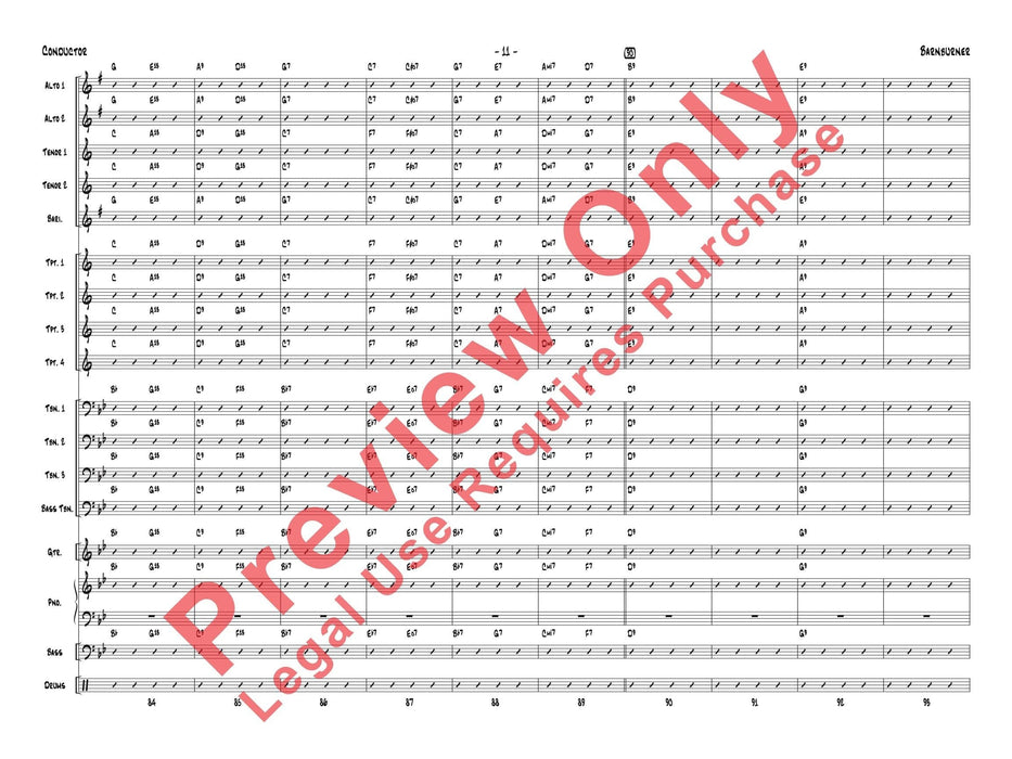 Barnburner 總譜 | 小雅音樂 Hsiaoya Music