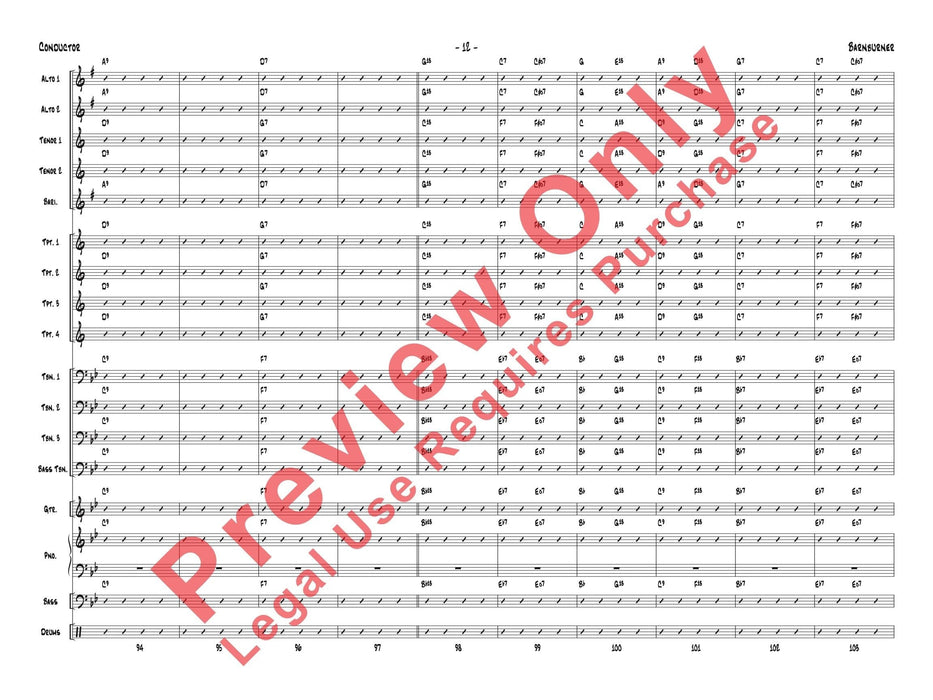 Barnburner 總譜 | 小雅音樂 Hsiaoya Music