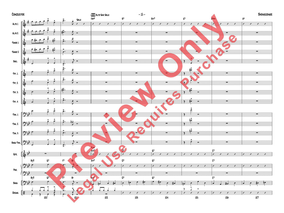 Barnburner 總譜 | 小雅音樂 Hsiaoya Music