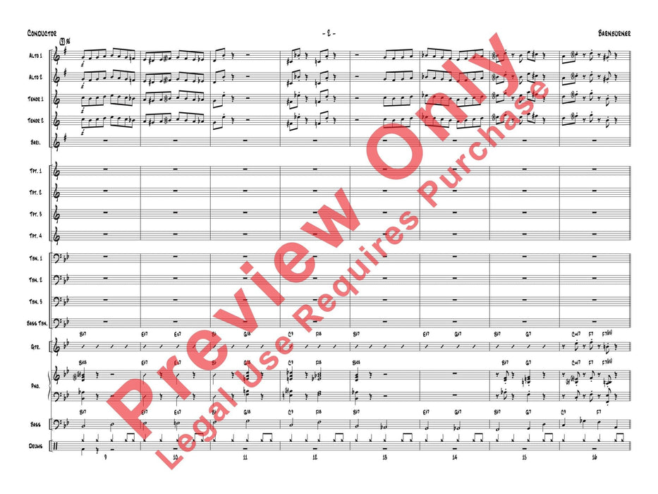 Barnburner 總譜 | 小雅音樂 Hsiaoya Music