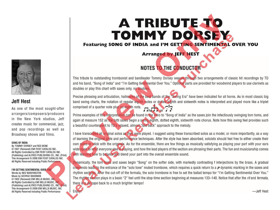 A Tribute to Tommy Dorsey Featuring: Song of India / I'm Getting Sentimental Over You | 小雅音樂 Hsiaoya Music
