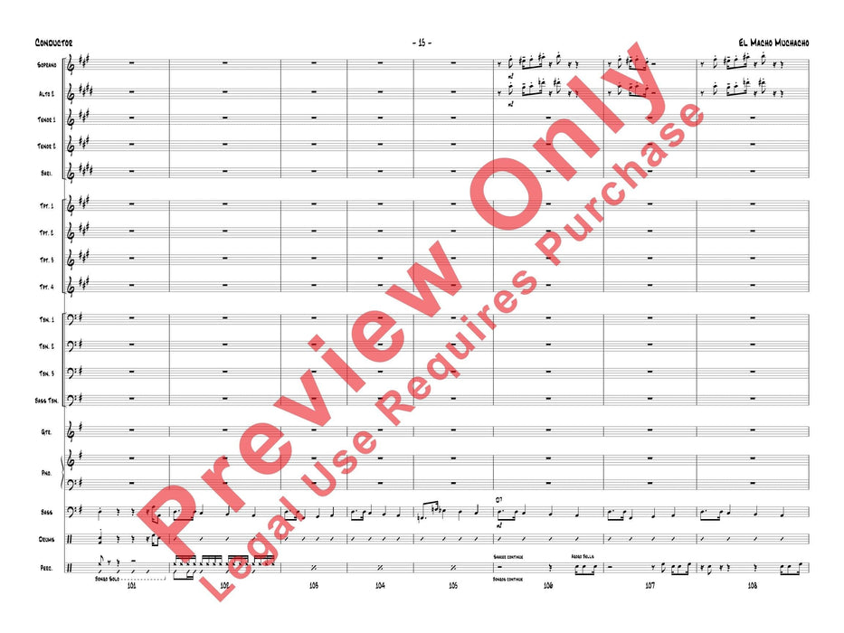 El Macho Muchacho 總譜 | 小雅音樂 Hsiaoya Music