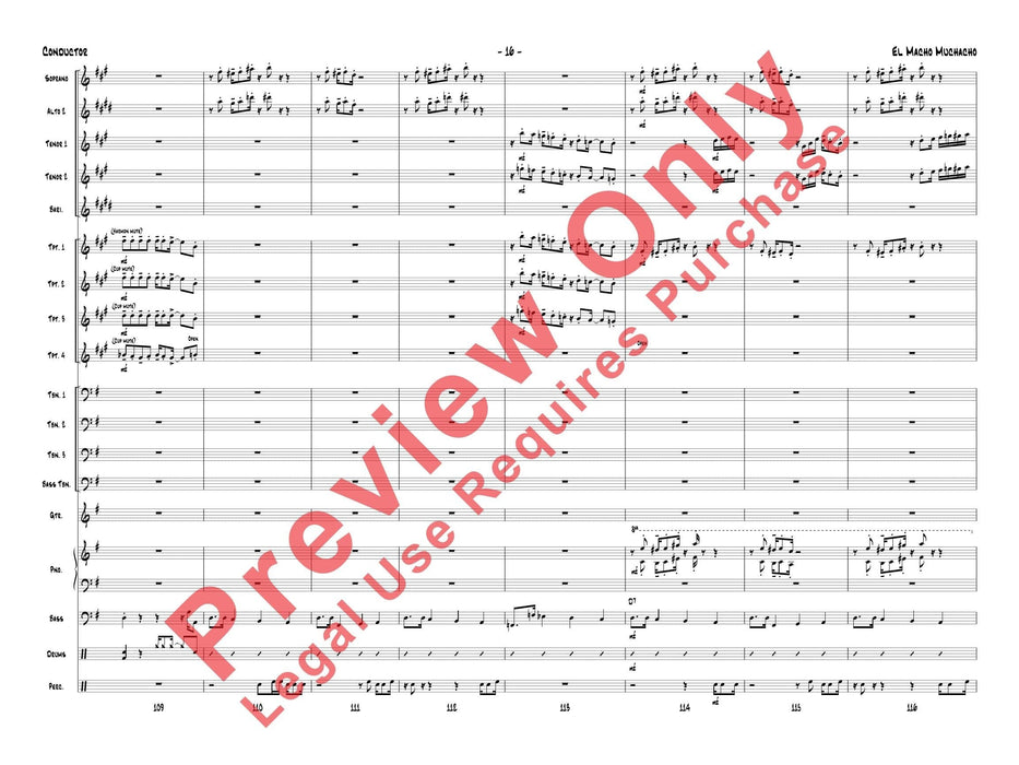 El Macho Muchacho 總譜 | 小雅音樂 Hsiaoya Music