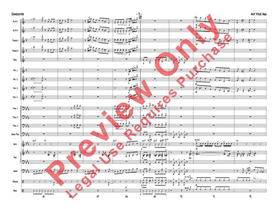 Act Your Age 總譜 | 小雅音樂 Hsiaoya Music