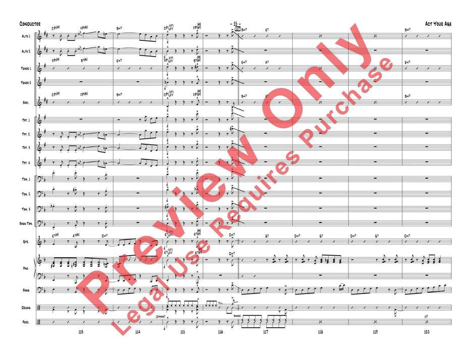 Act Your Age 總譜 | 小雅音樂 Hsiaoya Music