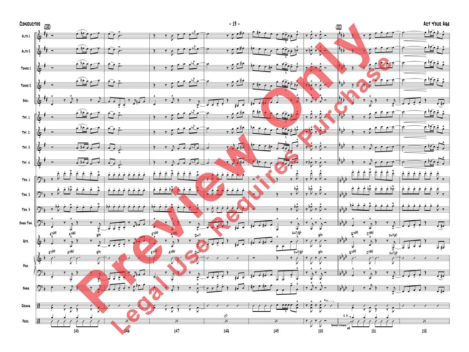 Act Your Age 總譜 | 小雅音樂 Hsiaoya Music