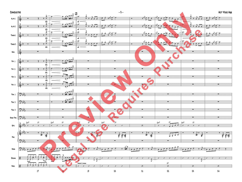 Act Your Age 總譜 | 小雅音樂 Hsiaoya Music