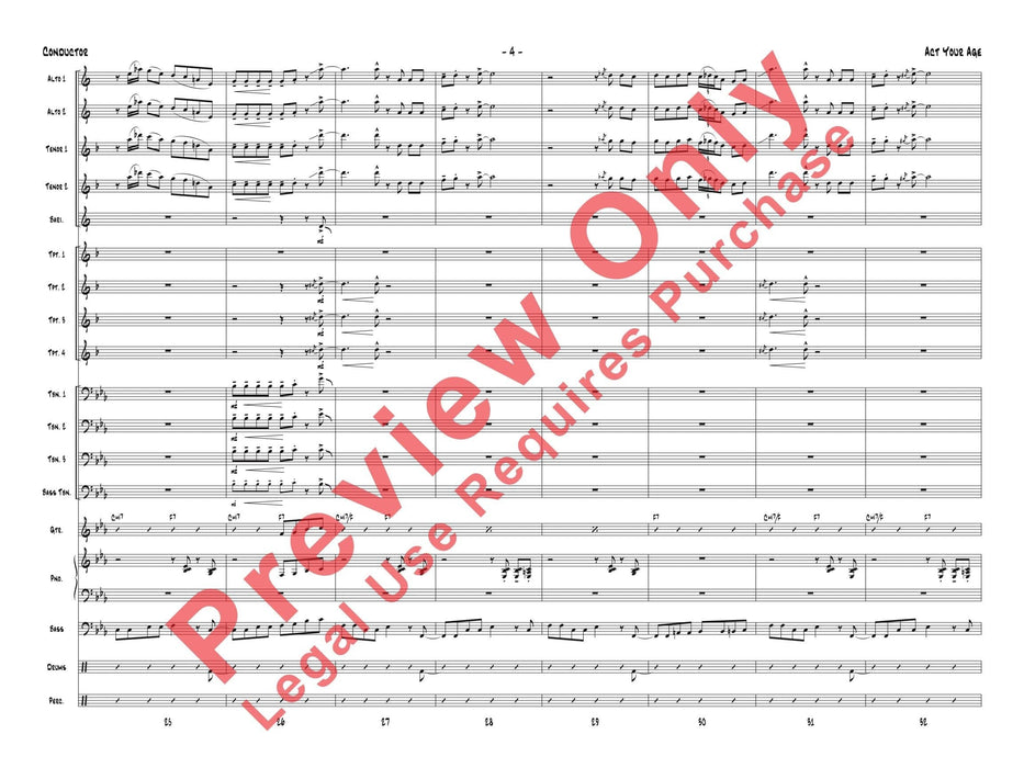 Act Your Age 總譜 | 小雅音樂 Hsiaoya Music