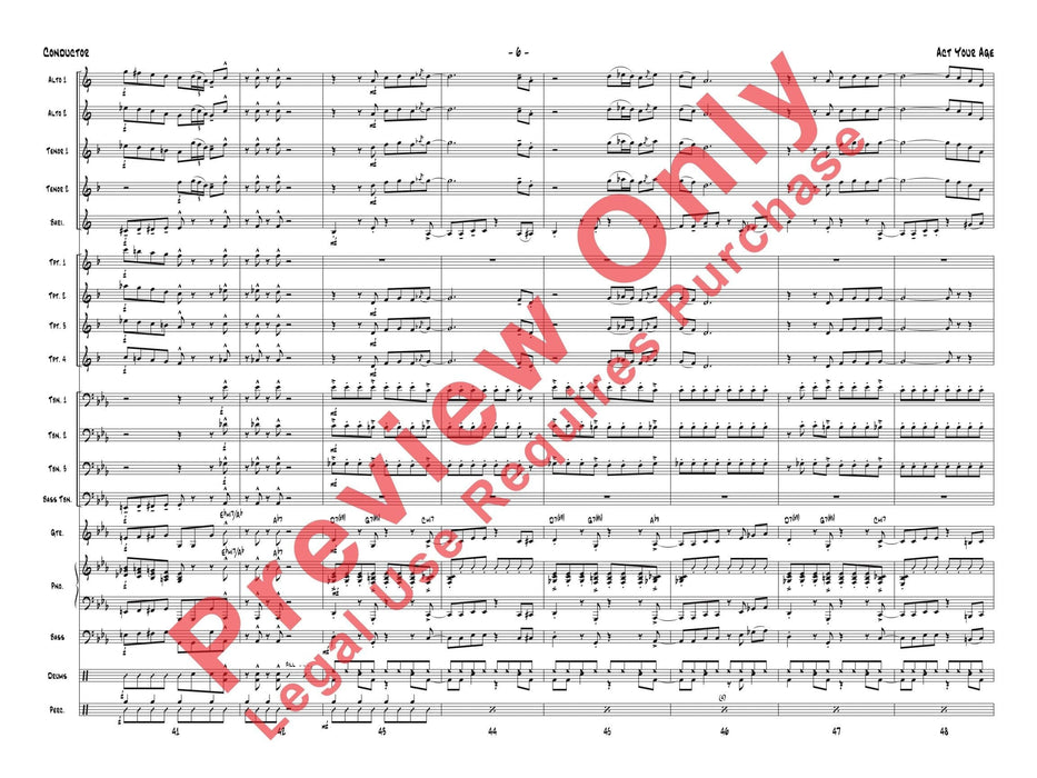 Act Your Age 總譜 | 小雅音樂 Hsiaoya Music