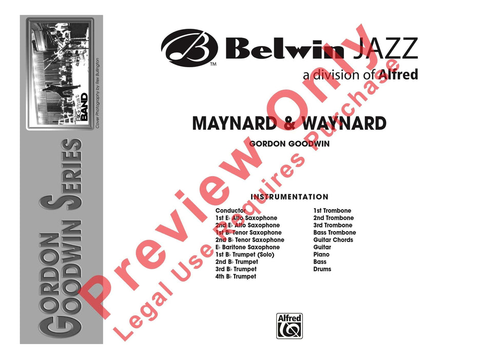 Maynard & Waynard 總譜 | 小雅音樂 Hsiaoya Music