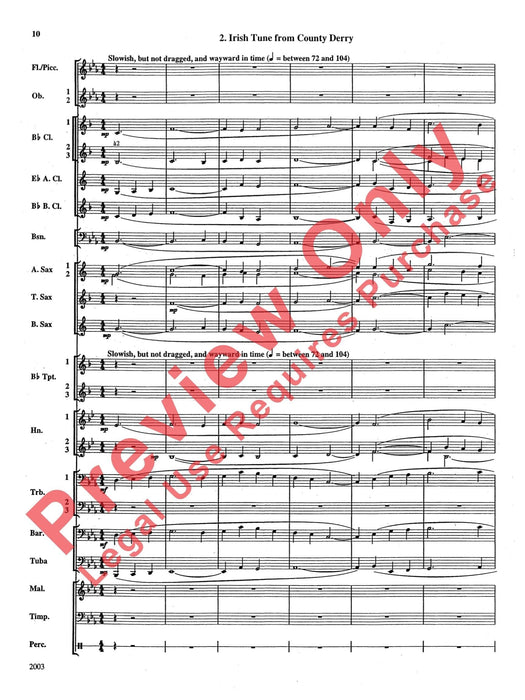 A Percy Grainger Suite 組曲 總譜 | 小雅音樂 Hsiaoya Music