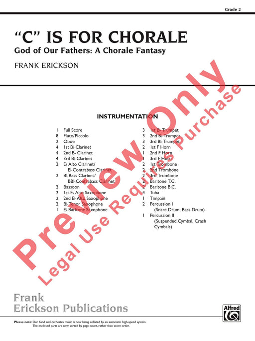 C Is for Chorale (God of Our Fathers: A Chorale Fantasy) 聖詠合唱 聖詠合唱 | 小雅音樂 Hsiaoya Music