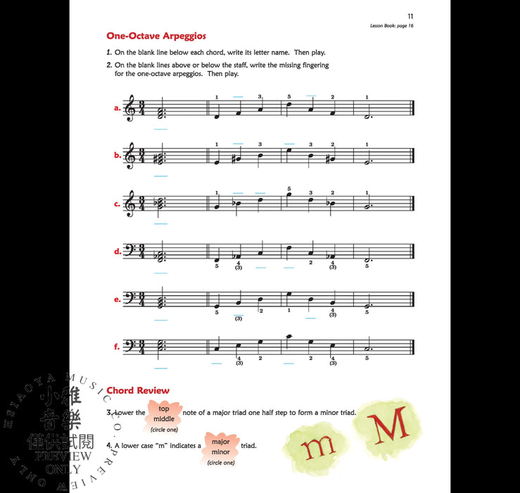 Premier Piano Course, Theory 4 鋼琴 | 小雅音樂 Hsiaoya Music