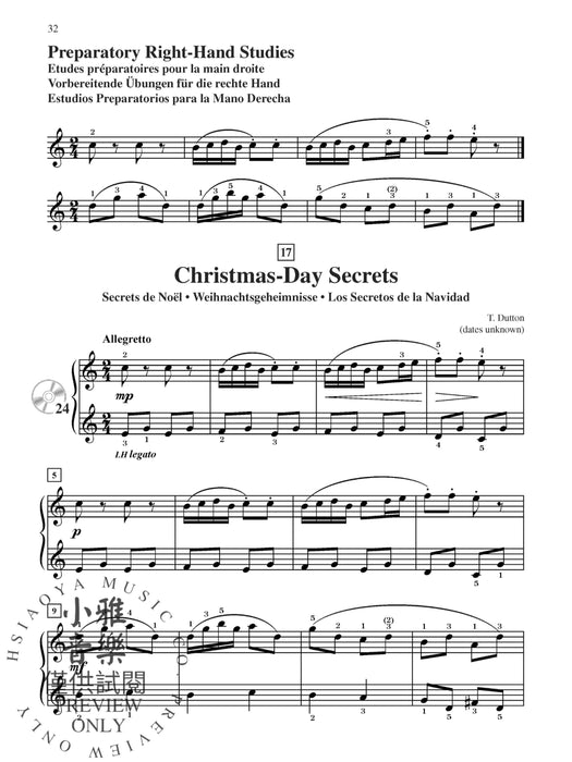 Suzuki Piano School New International Edition Piano Book and CD, Volume 1 鋼琴 | 小雅音樂 Hsiaoya Music