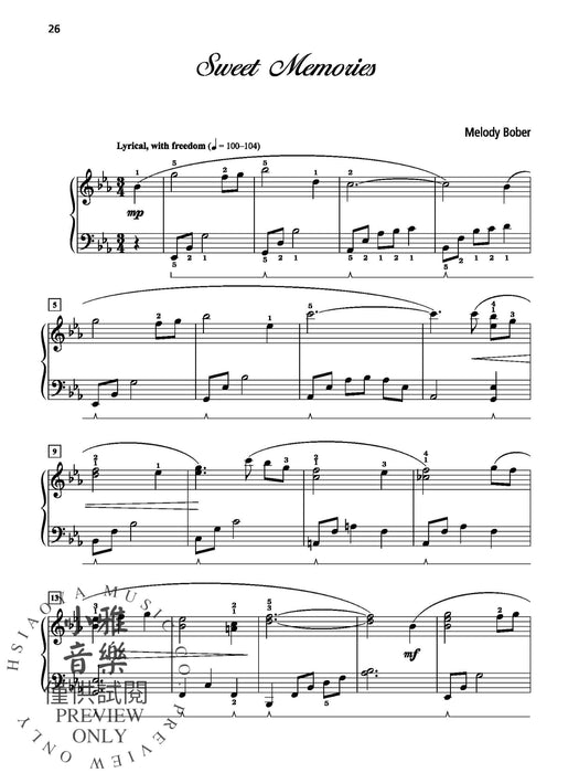 Grand Solos for Piano, Book 6 9 Pieces for Late Intermediate Pianists 獨奏 鋼琴 小品 | 小雅音樂 Hsiaoya Music