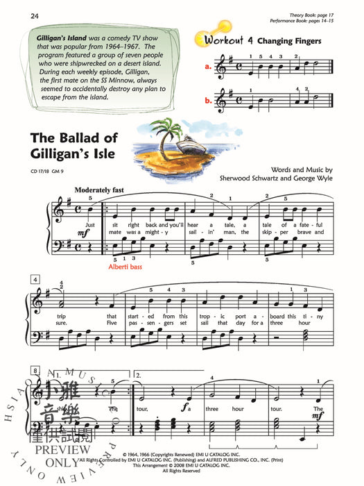 Premier Piano Course, Lesson 4 鋼琴 | 小雅音樂 Hsiaoya Music