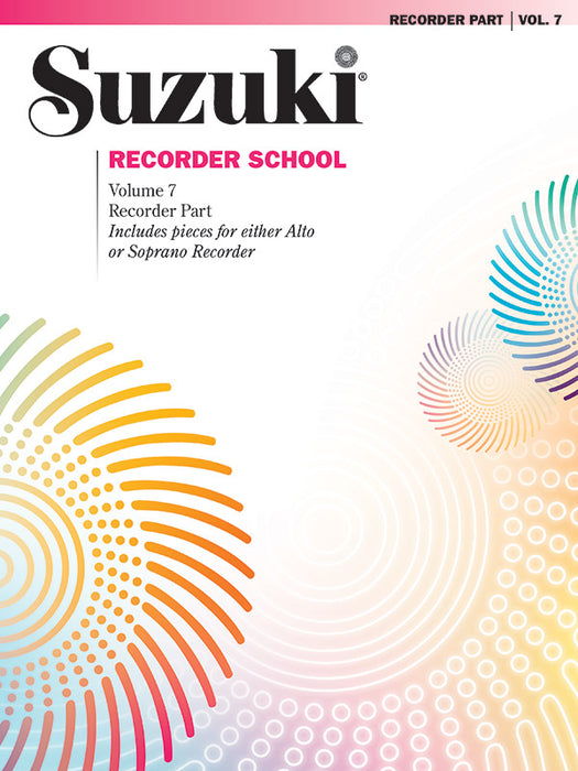 Suzuki Recorder School (Soprano and Alto Recorder) Recorder Part, Volume 7 Includes Pieces for Either Alto or Soprano Recorder 中音 小品 中音 | 小雅音樂 Hsiaoya Music