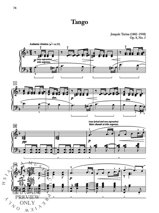 Tangos Selected Works for the Piano 探戈 鋼琴 | 小雅音樂 Hsiaoya Music