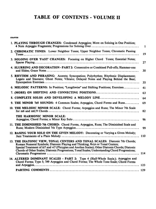 Ted Greene: Jazz Guitar Single Note Soloing, Volume 2 爵士音樂吉他 音符獨奏 | 小雅音樂 Hsiaoya Music