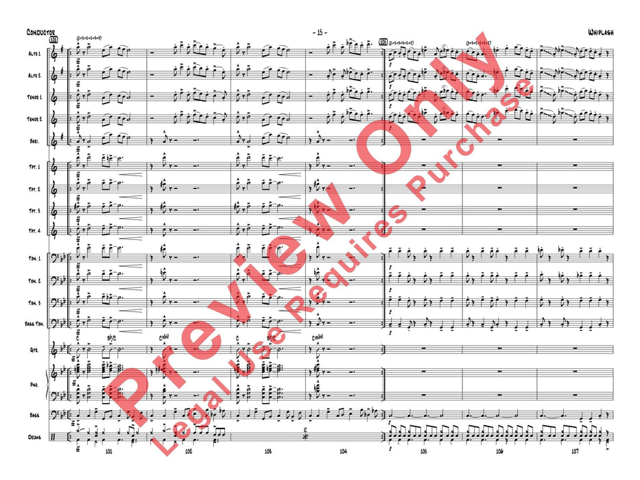 Whiplash 總譜 | 小雅音樂 Hsiaoya Music