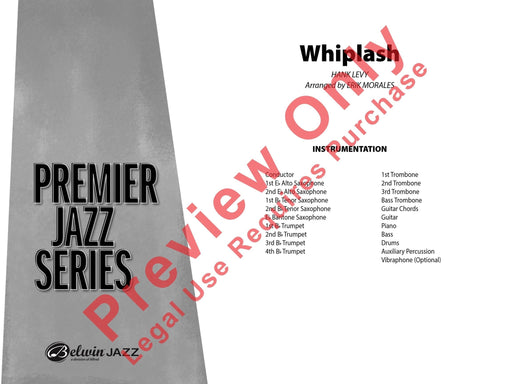 Whiplash 總譜 | 小雅音樂 Hsiaoya Music