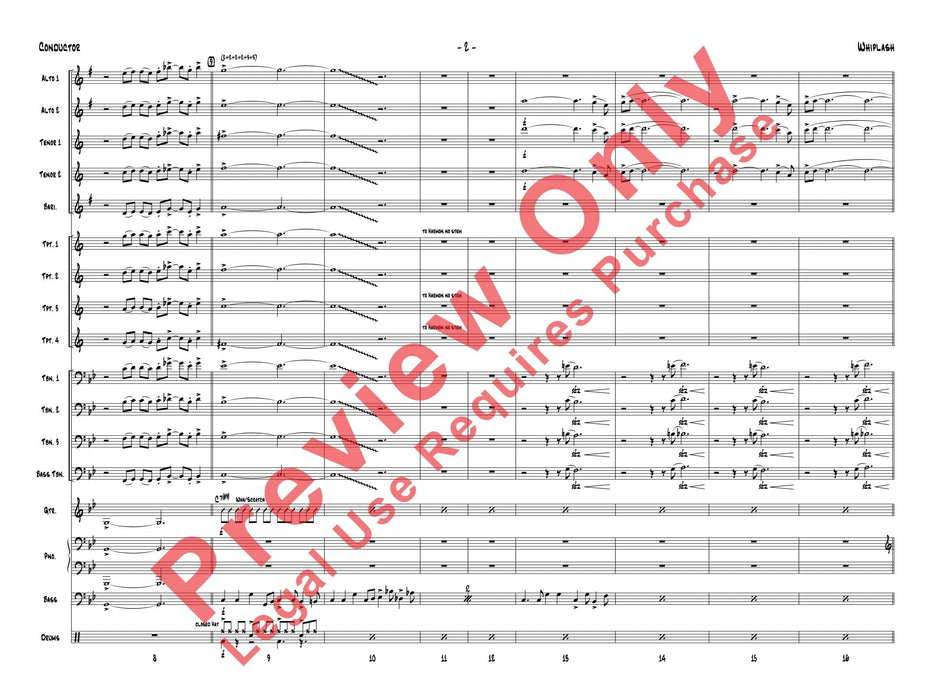 Whiplash 總譜 | 小雅音樂 Hsiaoya Music