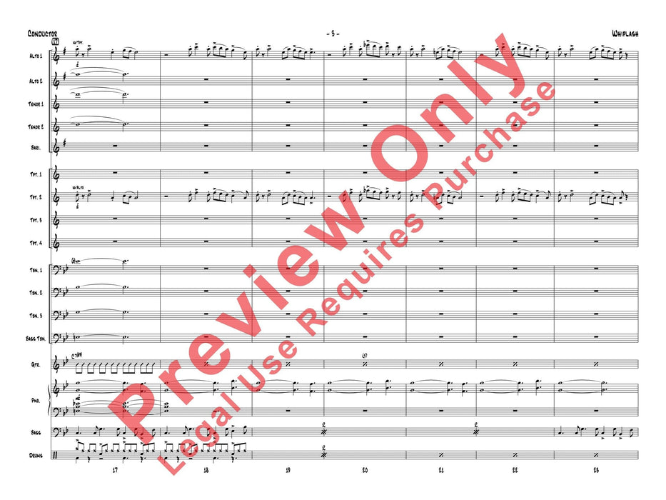 Whiplash 總譜 | 小雅音樂 Hsiaoya Music