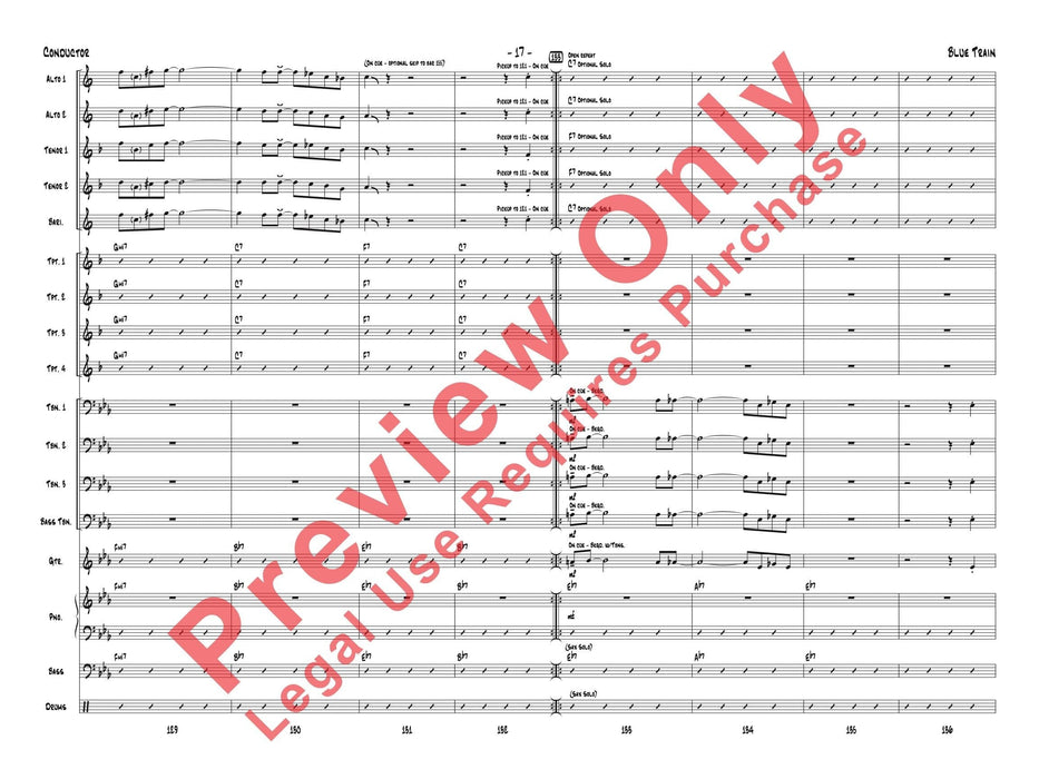 Blue Train 總譜 | 小雅音樂 Hsiaoya Music