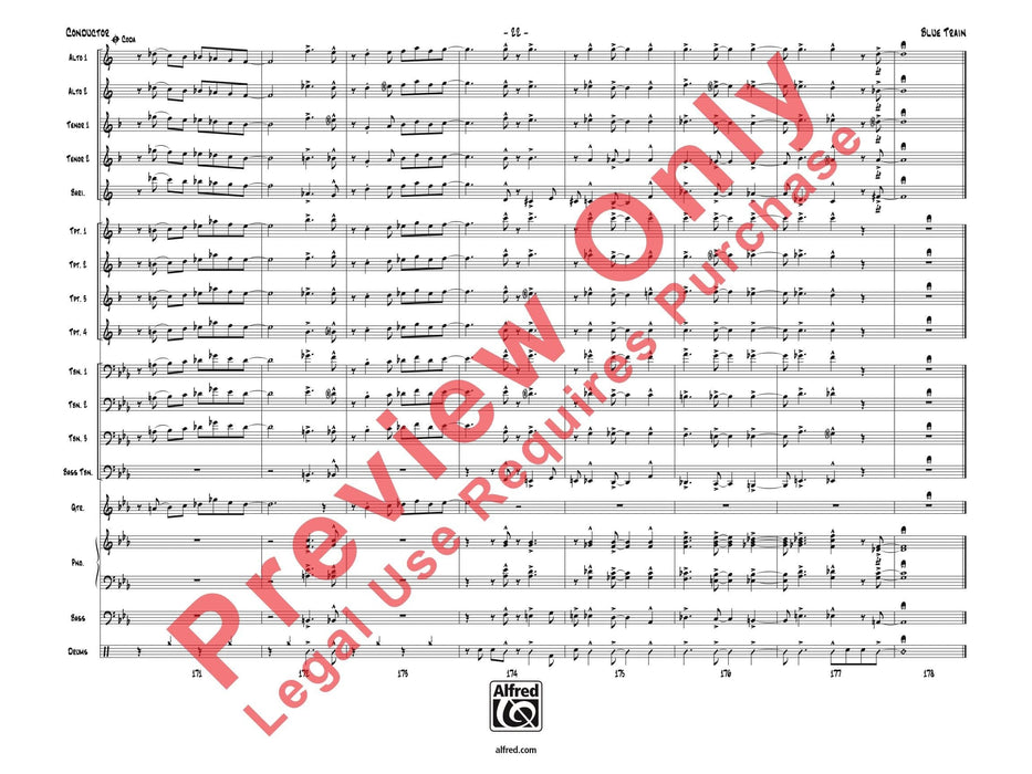 Blue Train 總譜 | 小雅音樂 Hsiaoya Music