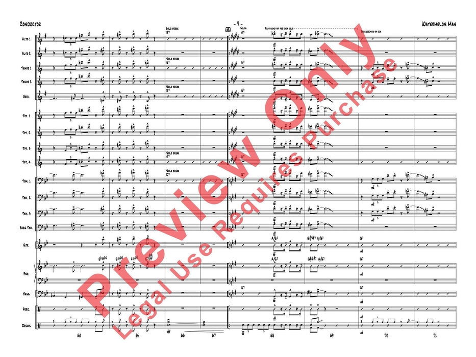 Watermelon Man 總譜 | 小雅音樂 Hsiaoya Music