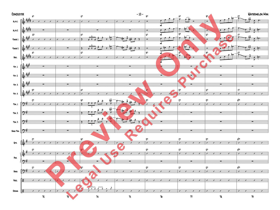 Watermelon Man 總譜 | 小雅音樂 Hsiaoya Music