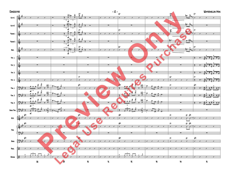 Watermelon Man 總譜 | 小雅音樂 Hsiaoya Music