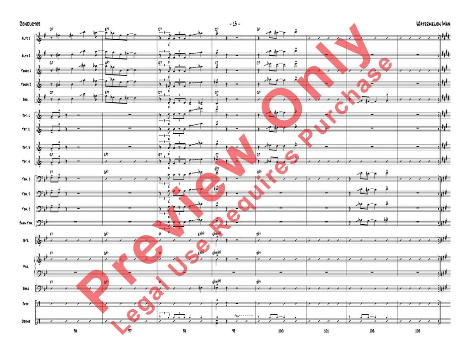 Watermelon Man 總譜 | 小雅音樂 Hsiaoya Music