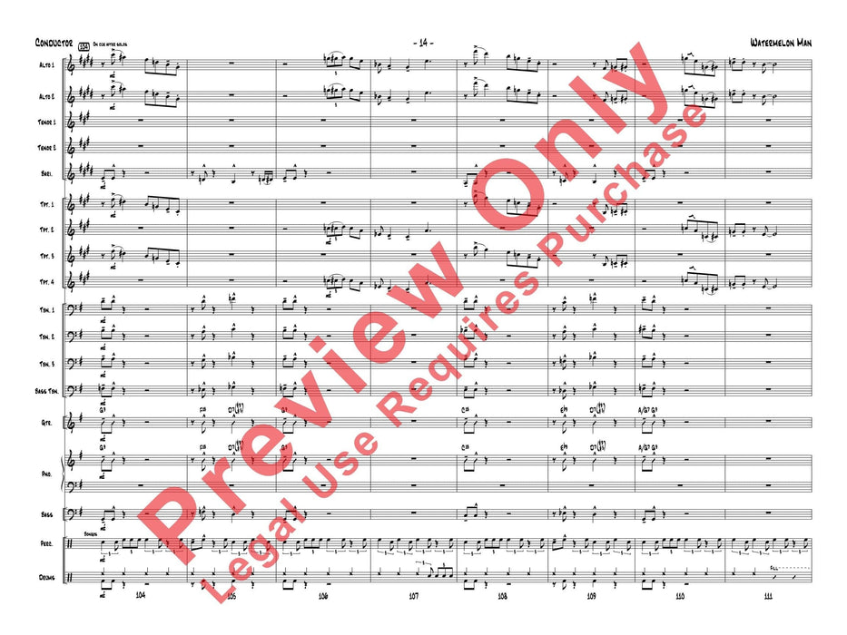 Watermelon Man 總譜 | 小雅音樂 Hsiaoya Music