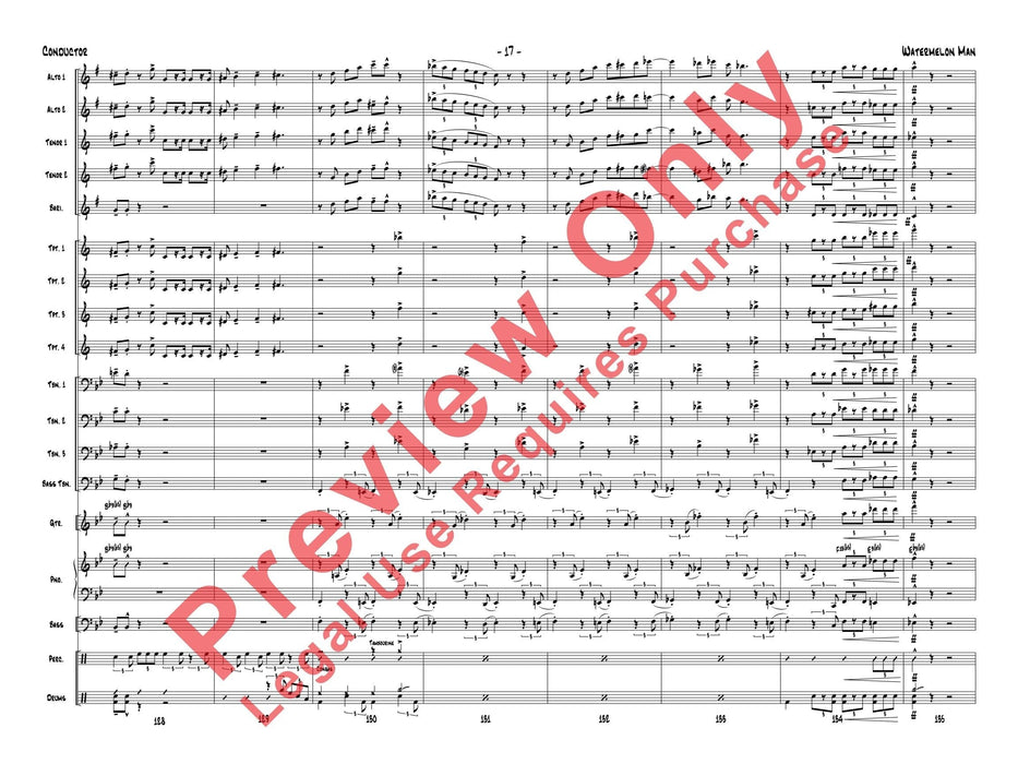 Watermelon Man 總譜 | 小雅音樂 Hsiaoya Music