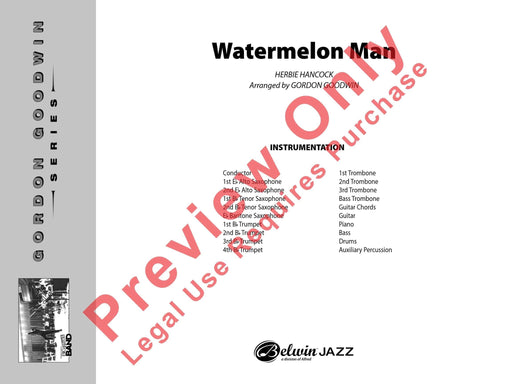 Watermelon Man 總譜 | 小雅音樂 Hsiaoya Music