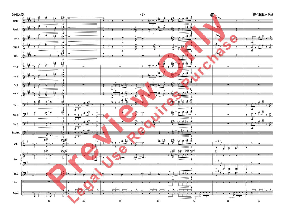 Watermelon Man 總譜 | 小雅音樂 Hsiaoya Music