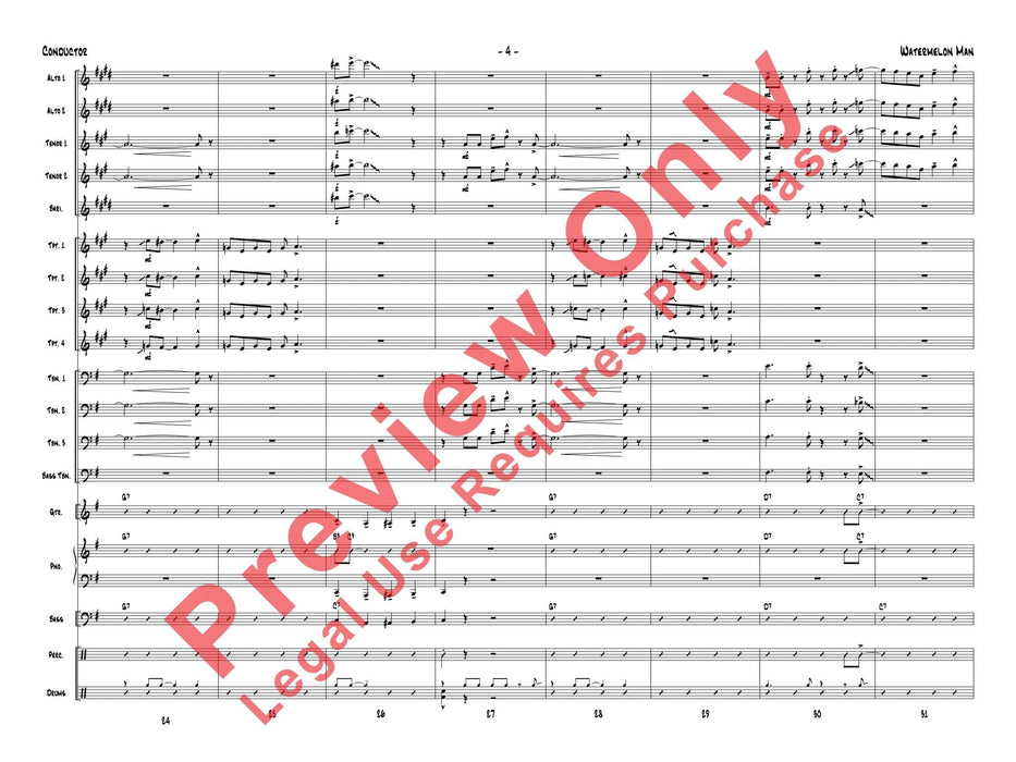 Watermelon Man 總譜 | 小雅音樂 Hsiaoya Music