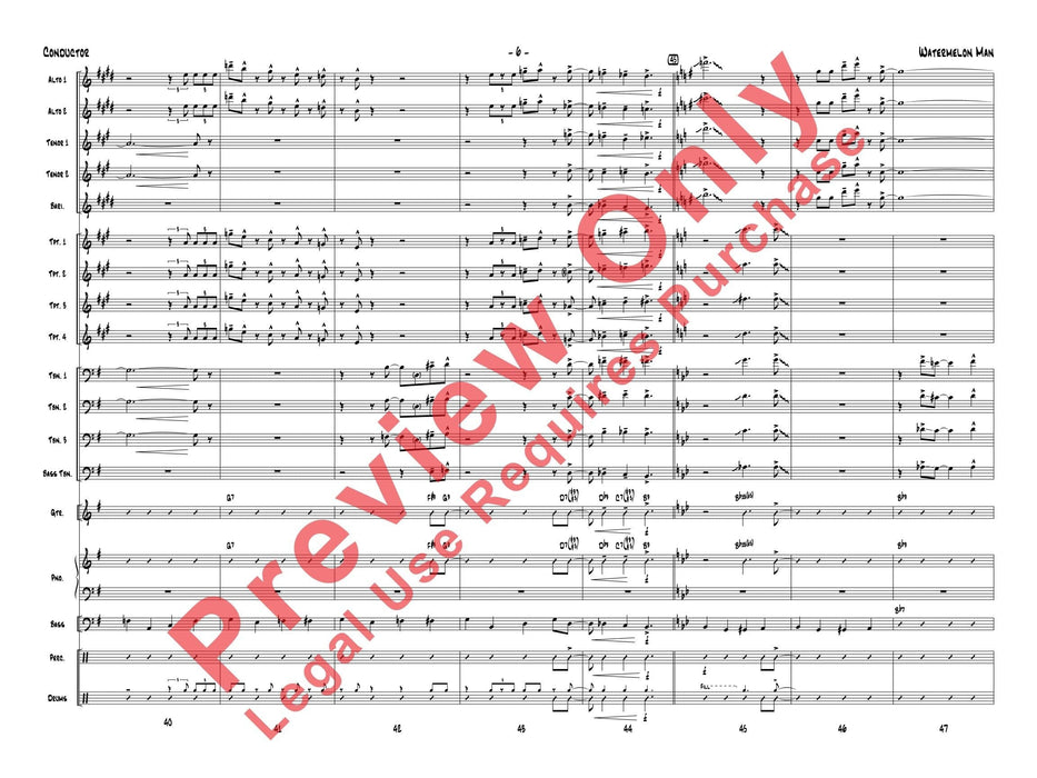 Watermelon Man 總譜 | 小雅音樂 Hsiaoya Music