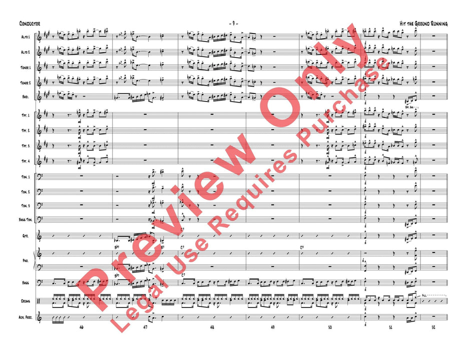 Hit the Ground Running As recorded by Gordon Goodwin's Big Phat Band 總譜 | 小雅音樂 Hsiaoya Music