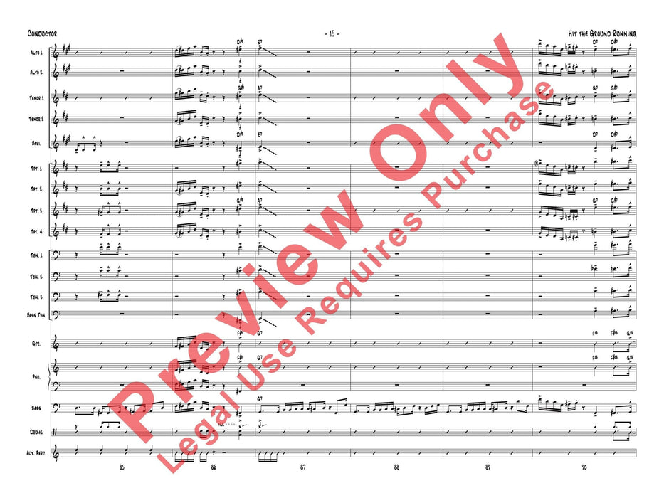 Hit the Ground Running As recorded by Gordon Goodwin's Big Phat Band 總譜 | 小雅音樂 Hsiaoya Music